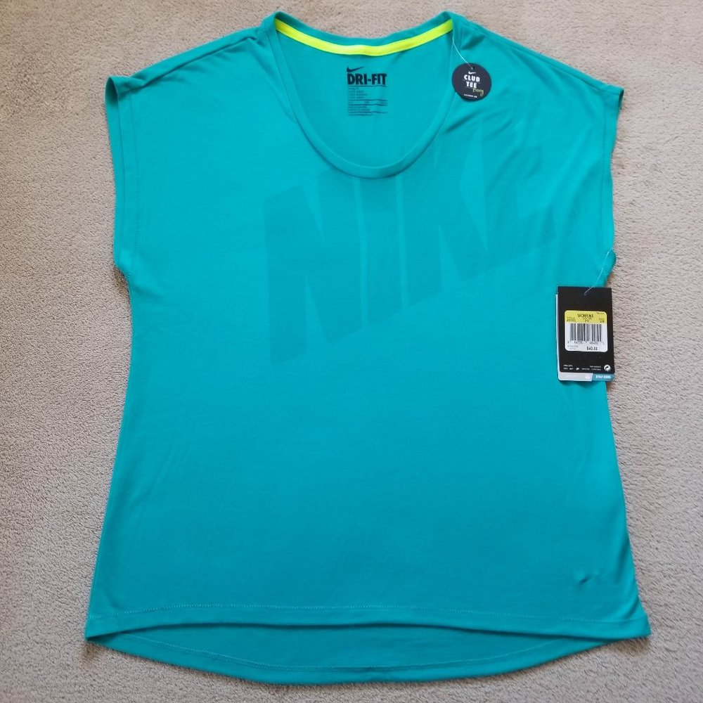 New Nike Dry-FIT teal colored top